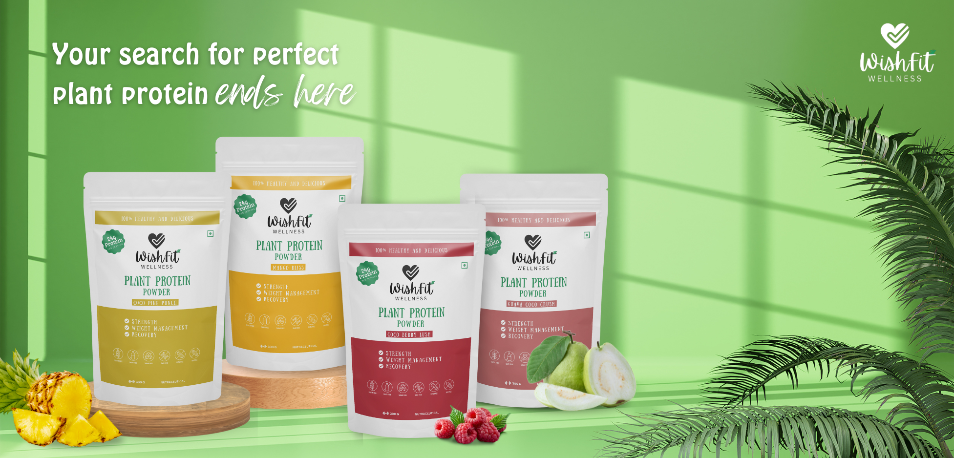 Your search for perfect plant protein ends here - WishFit Plant Protein